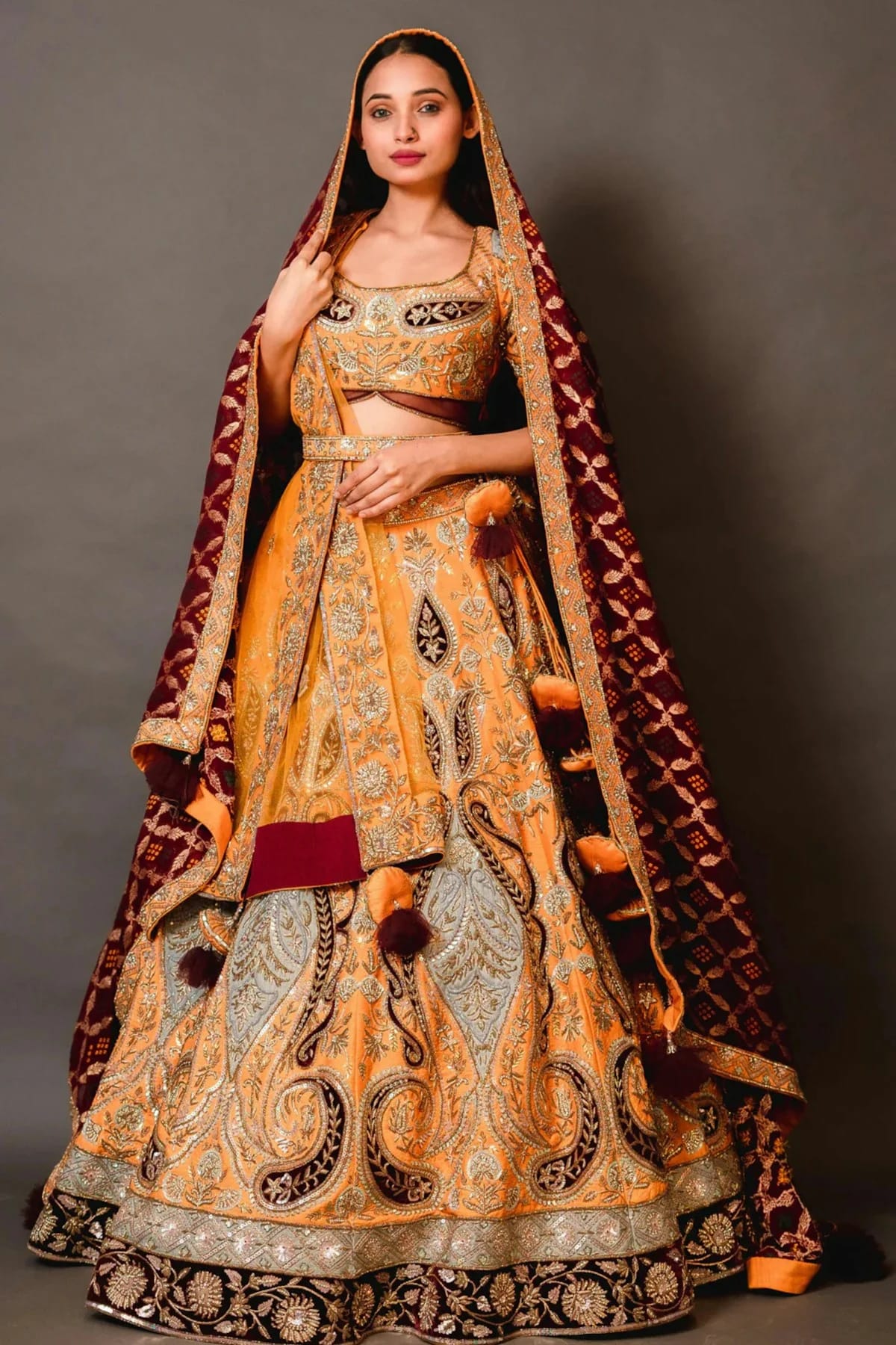 The Saffron Lehenga — image 1